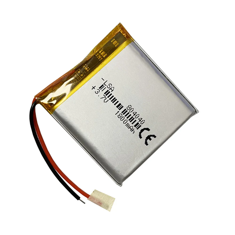 10 قطعة/الوحدة 804040 3.7 فولت 1800 مللي أمبير ليثيوم بوليمر بطارية قابلة للشحن ل Mp3 GPS PSP DVD الهاتف المحمول لعبة فيديو مسجل قيادة اللعب