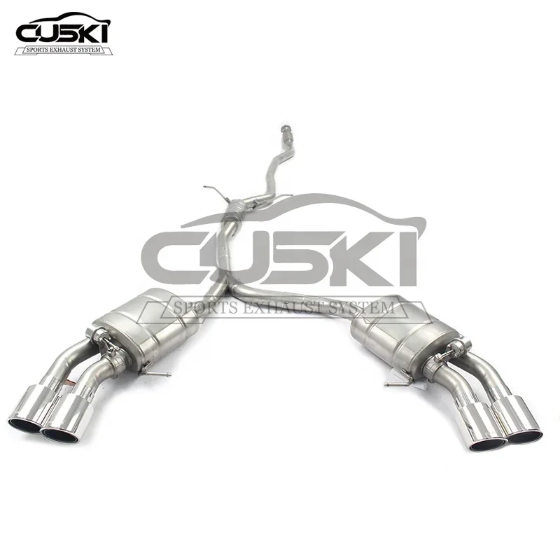 High Performance Catback Exhaust Pipes For Porsche Macan 2.0T 2014-2017 quality Stainless Steel Exhaust auto parts Exhaust syste