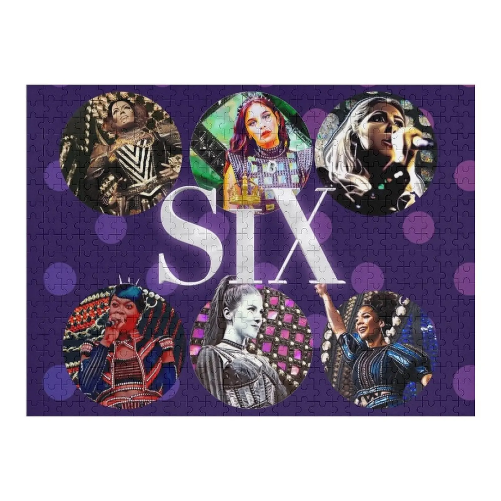 

Six Queens Jigsaw Puzzle Custom Wood Name For Children Puzzle