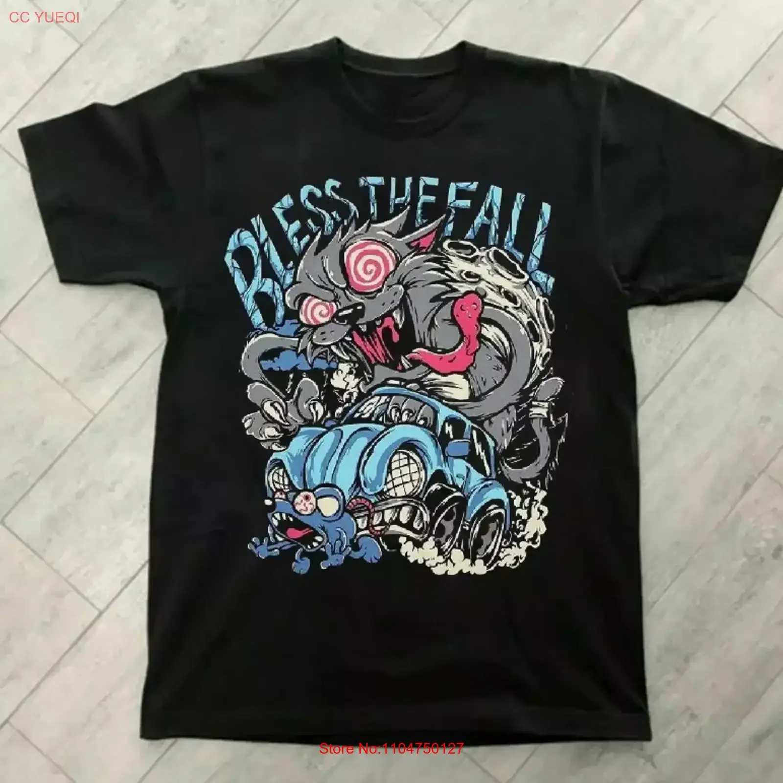New BlessTheFall Tour Band Cotton T Shirt All Size For Fan vintage Washed Slightly Breathable Versatile Stylish