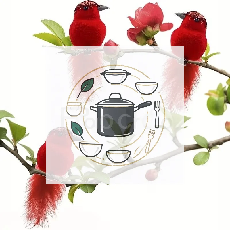 Simulation Feather Birds Handicraft Red Birds Figurines Garden Lawn With Clips For Tree Decor Christmas Home Decoration