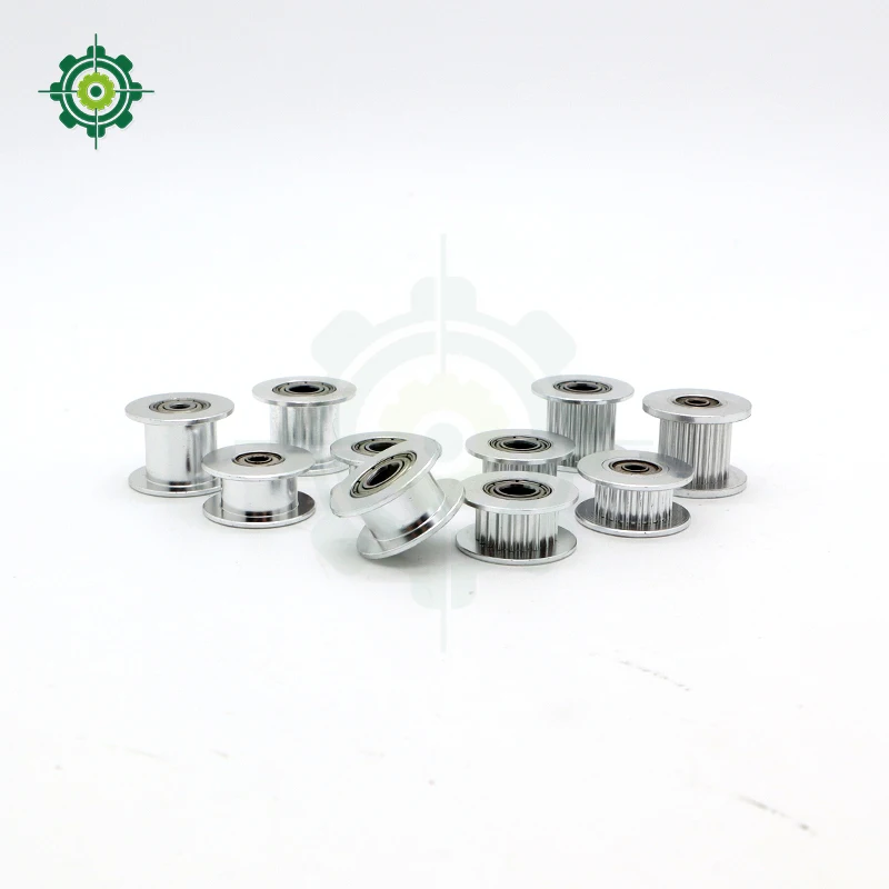 2GT Idler Timing Pulley 16T 20T 24T 30T 36T 40T 16teeth 20teeth 24teeth 30teeth 36teeth 40teeth Bearings GT2 Synchronous Pulley
