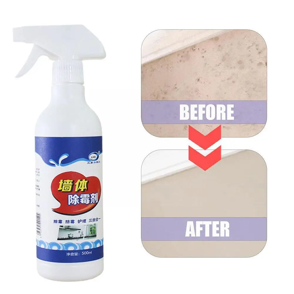 500ml Powerful Mold Remover On Tiles Walls Mildew Household To Foam Multi-purpose Removal Cleaner Cleaner Stains Prevent Qu U6N0