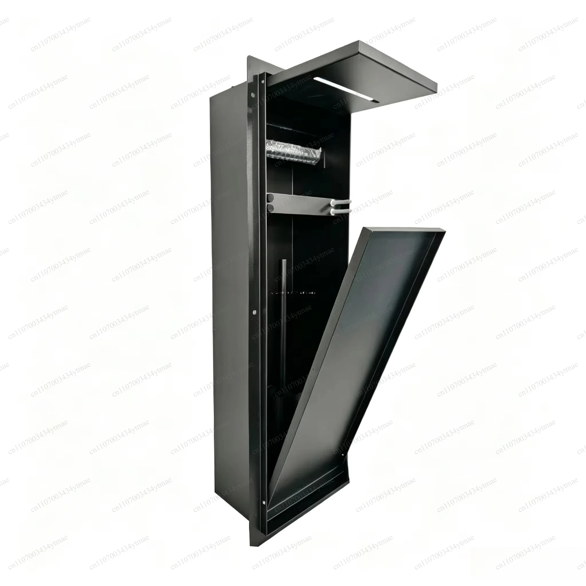 Concealed Bathroom Toilet Accessories Set Flip Up & Down Tissue Box Toilet Brush Niche For Hotel Apartment