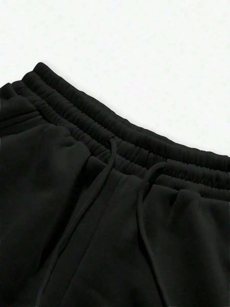 Retro Chic Black Sweatpants Women, Loose Straight Leg, Y2K Baddie Style, Relaxed Fit Casual Pants, High Waist Slimming Gray
