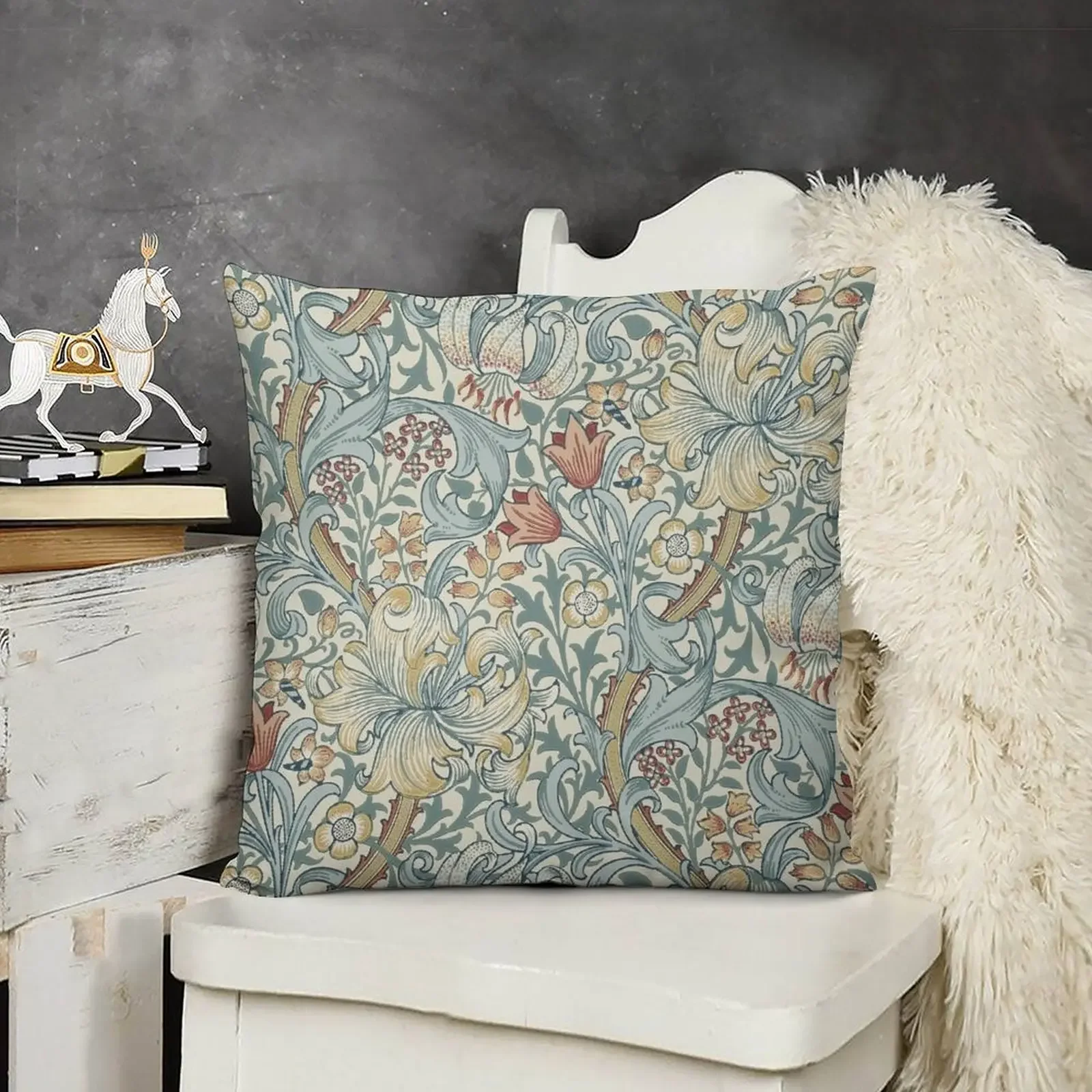 

William Morris art Throw Pillow Couch Cushions Room decorating items pillow