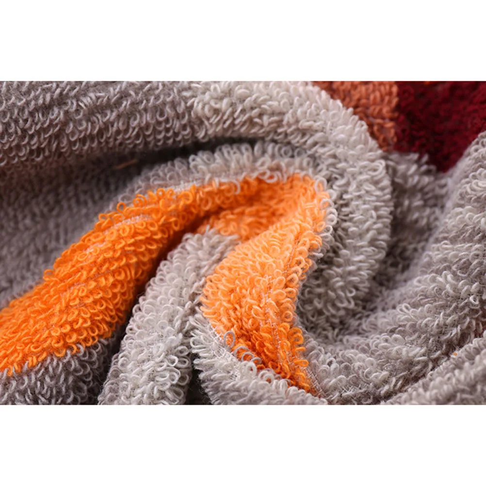 

35x75 Thickened Grid Face Towel Cotton Towels Bath Face Towels for Bathroom Hair Drying Hotel Kitchen Blue Soft