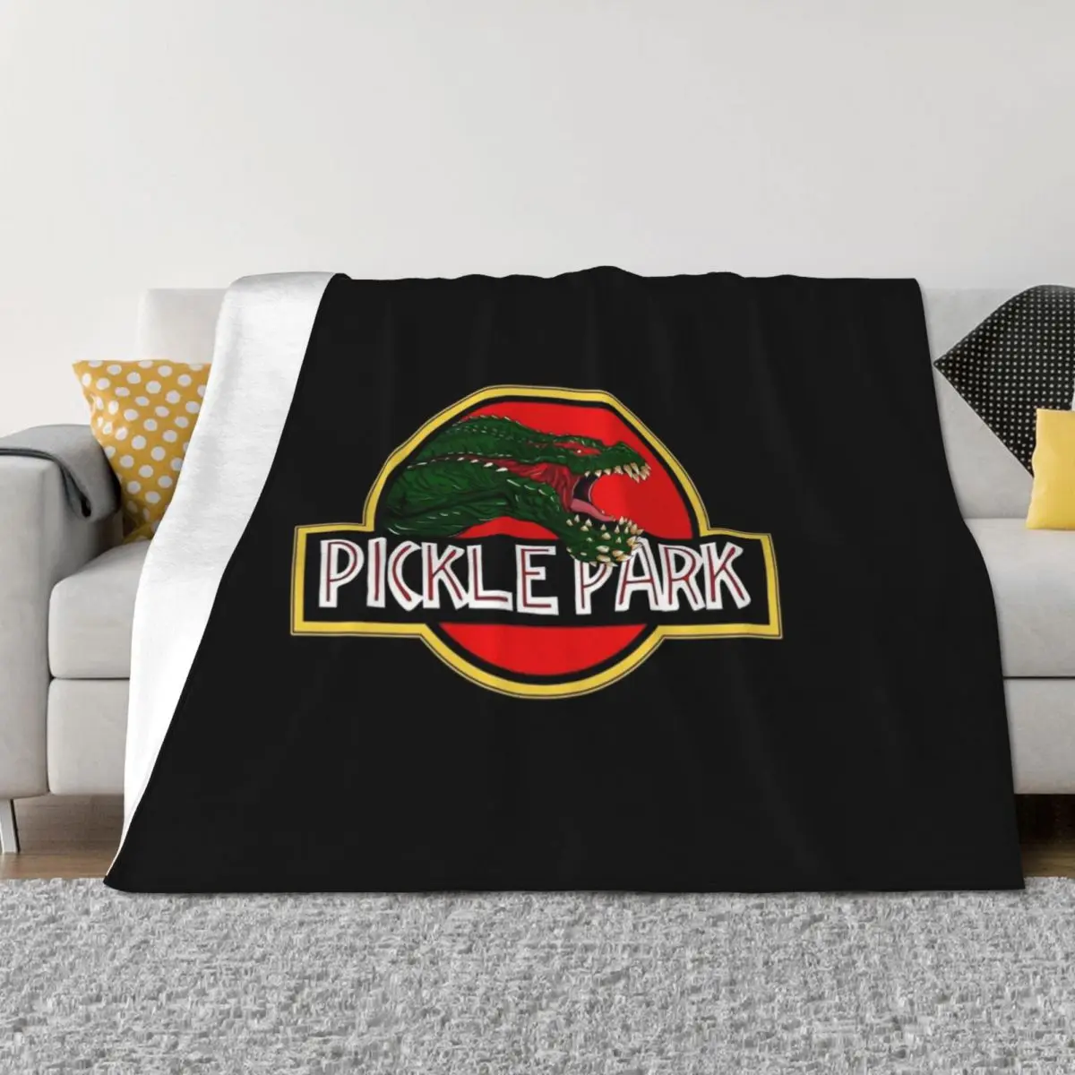 

PICKLE PARK Throw Blanket Travel cosplay anime Stuffeds Plaid Blankets