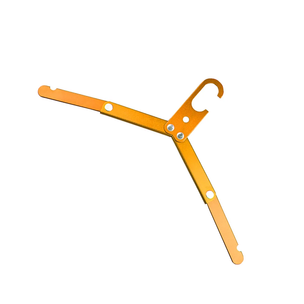 

Folding Clothes Hanger Premium Material Compact Space Saver Hiking Camping Outdoor Aluminum Alloy Dry Rack