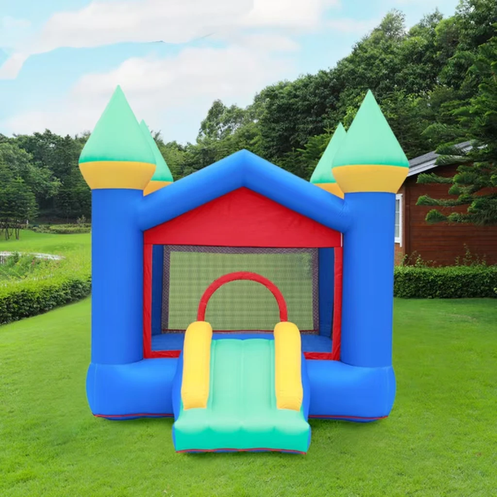 

Small Household Oxford Cloth Inflatable Bouncer Castle and Trampoline Design Infant Trampoline air Bouncer Inflatable