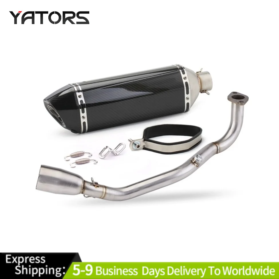 

Front Header Exhaust Muffler Pipe For Yamaha NMAX 155 NMAX 125 2020-2021 51mm Exhaust Systems Exhausts Pipes