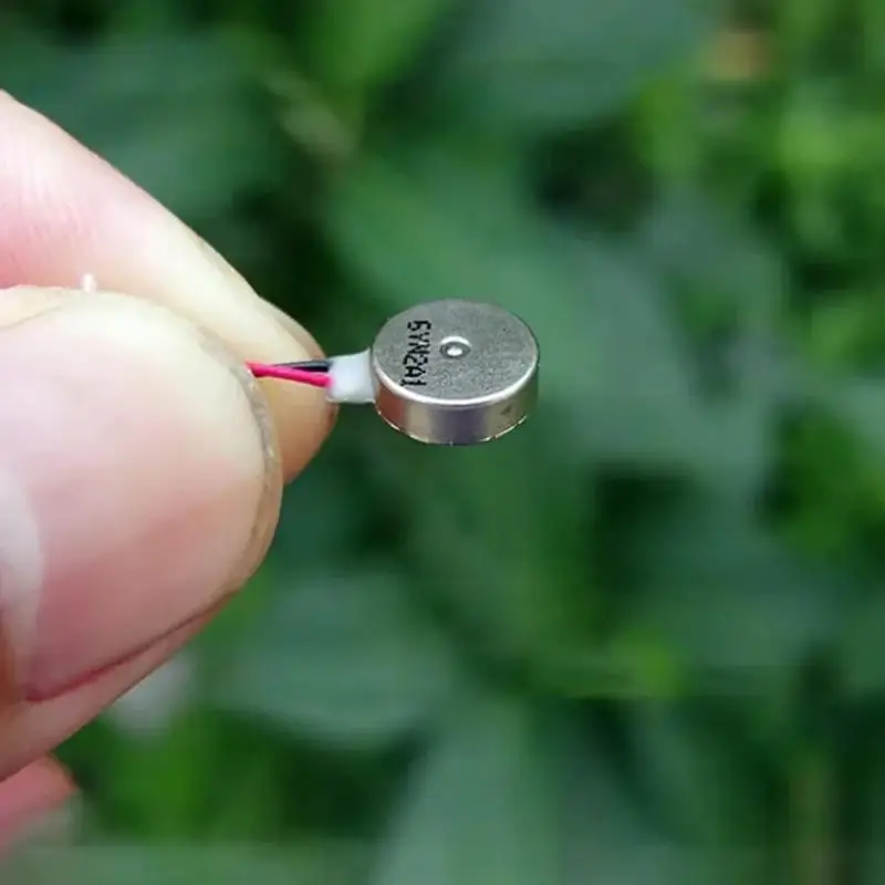 1/2/5Pcs DC 3V-4.2VFlat Coin Button-Type Micro DC Vibrating Brushless Motor 8mm Mini Vibration Motors For Smart Sports Watch