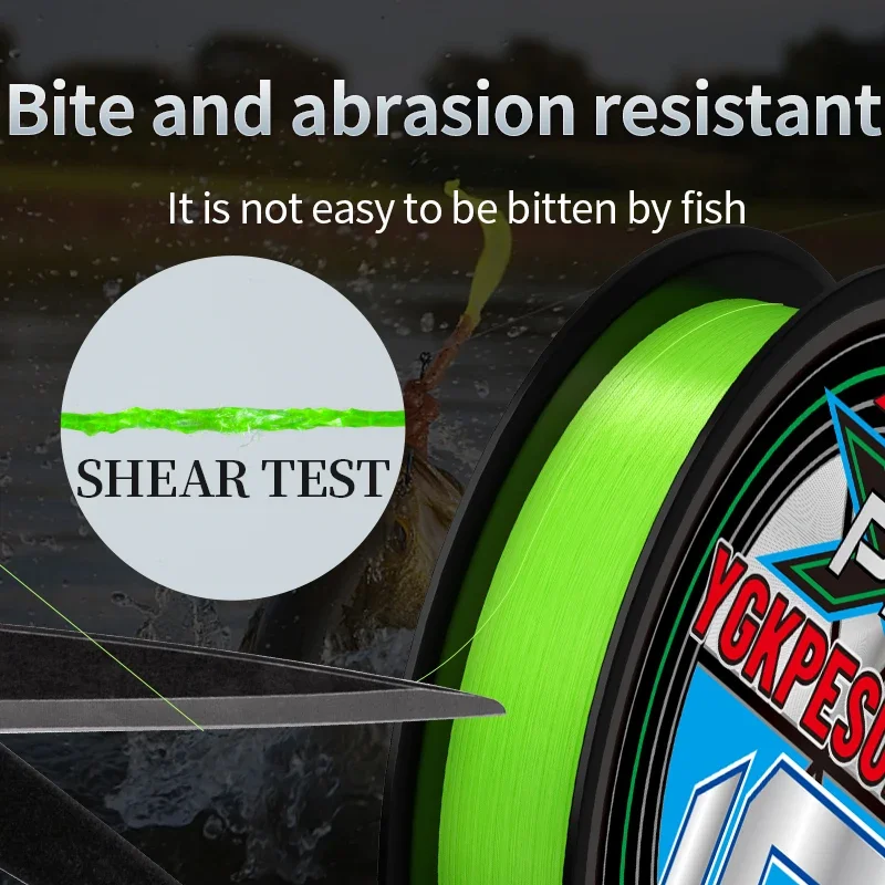 

Green Braided Fishing Line 150m/200m Wear-Resistant PE Line for Multi-Fishing Scenarios Durable Braid Line for Angling