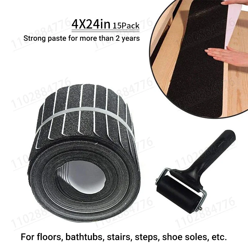 Self-adhesive Transparent Non-slip Tape PEVA Stair Step Floor Sticker Bathroom Thickened Non-slip Sticker Baby Safety Protection