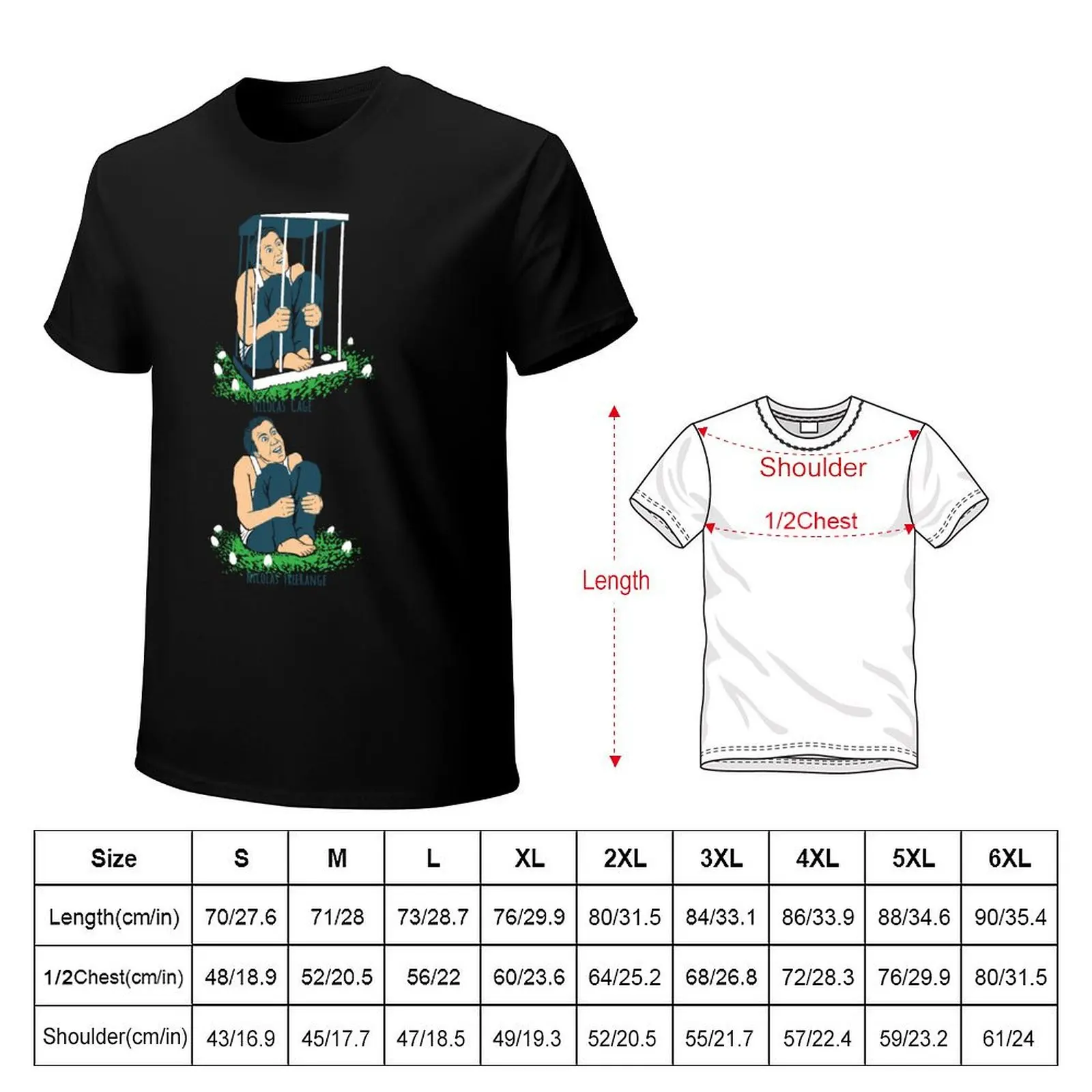 Nic Cage Nic Free Range, Nic Cage Rage T-Shirt Summer Fashion Casual Tee Shirt