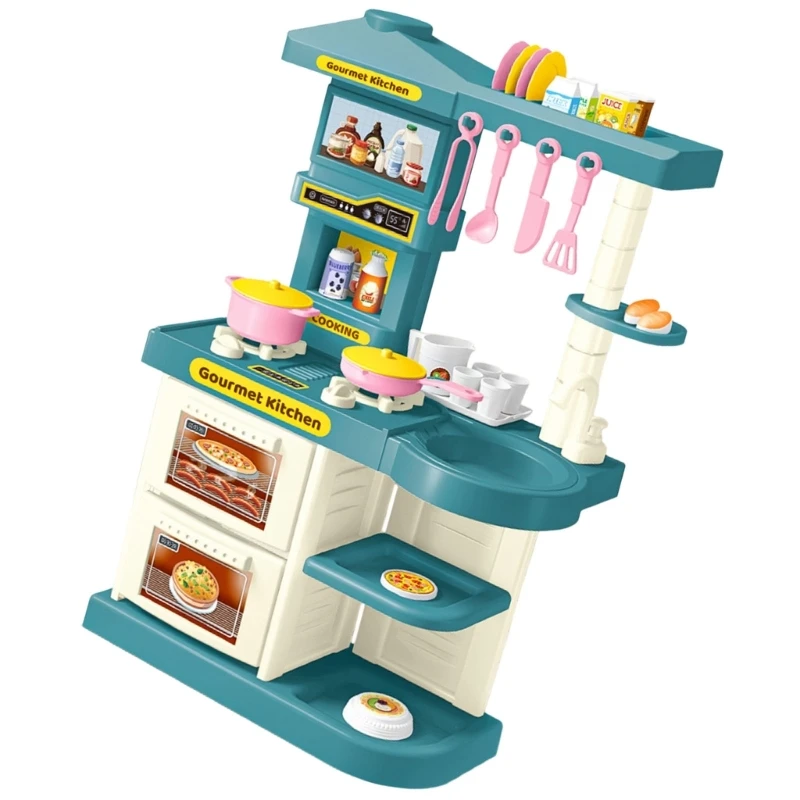 Bezpieczny plastikowy zestaw zabawek kulinarnych do odgrywania ról, odpowiedni dla dzieci powyżej 3. życia, 15UB