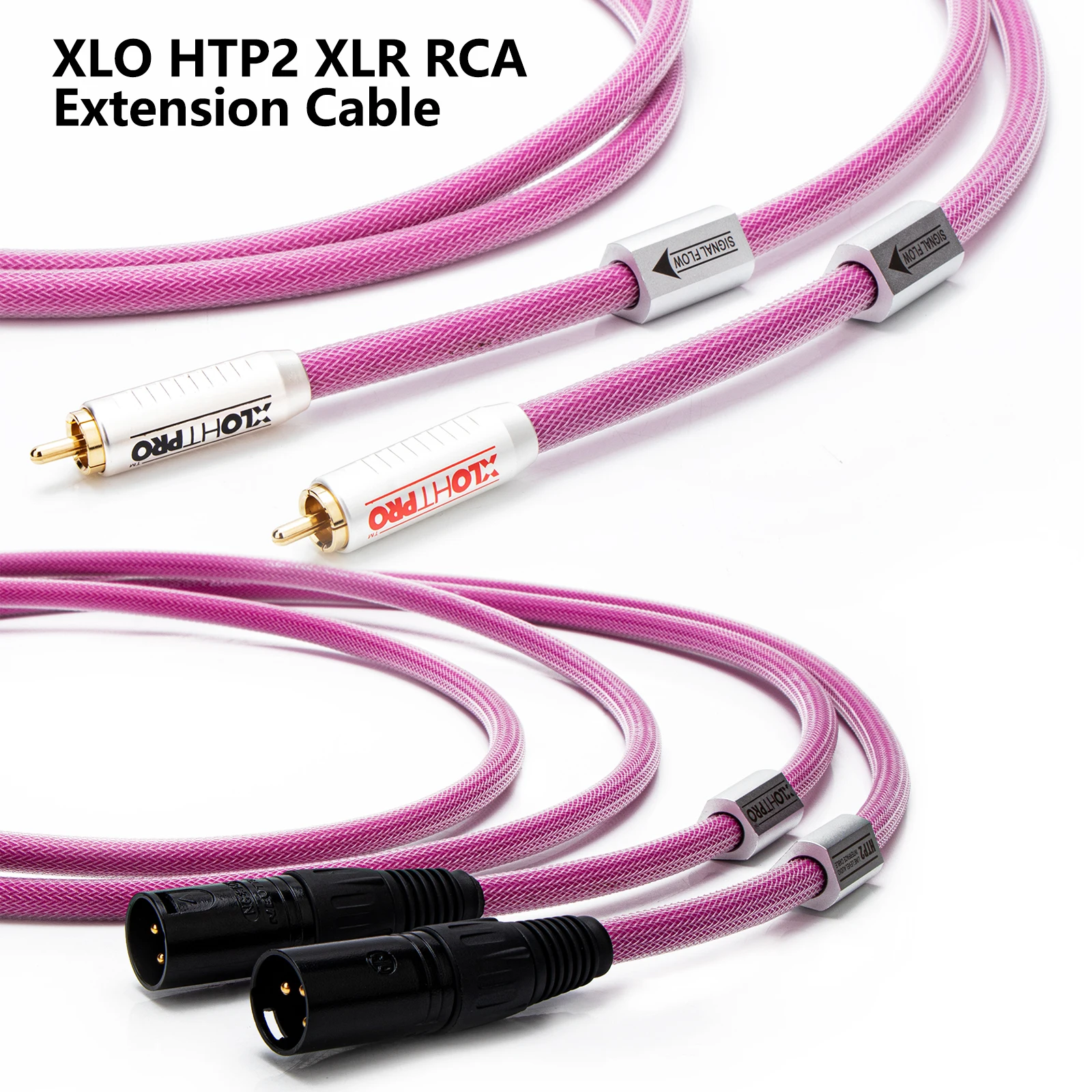 

XLO HTP2 Pro Сбалансированный аудиокабель XLR-RCA с позолоченными разъемами XLR