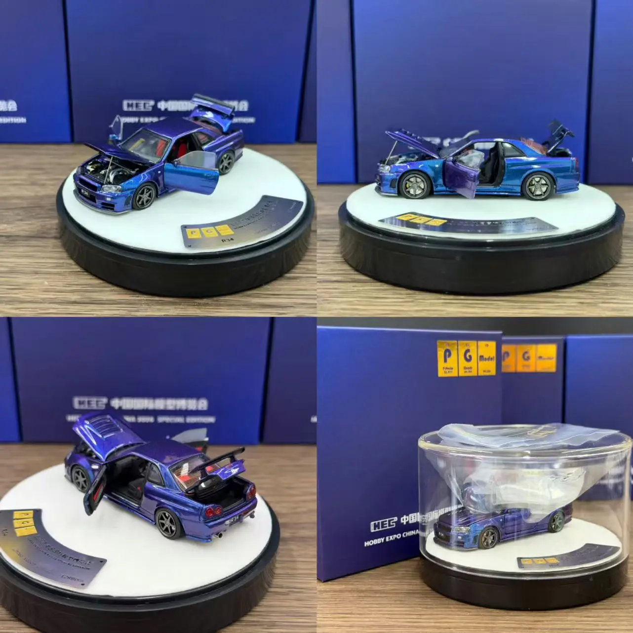 

Ready stocks PGM 1/64 LB GTR R34 Diecast Fully Collection Gift Scale Model Car