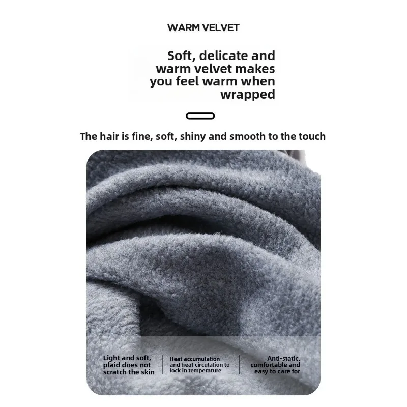 Winter Windproof Waterproof Cycling Hat Women Cold Weather Fleece Lined Thermal Cap Integrated Scarf Neck Warmer Ear Flap Face