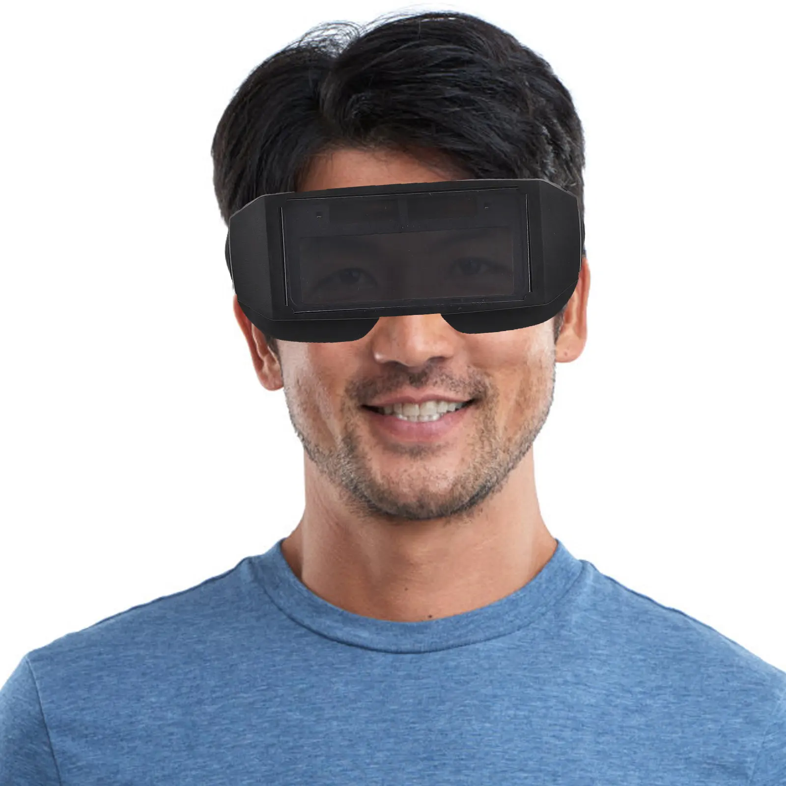 Auto Darkening Welding Goggles, Lightweight Wrap-Around for TIG MIG MMA Plasma, Heat & Impact Resistant