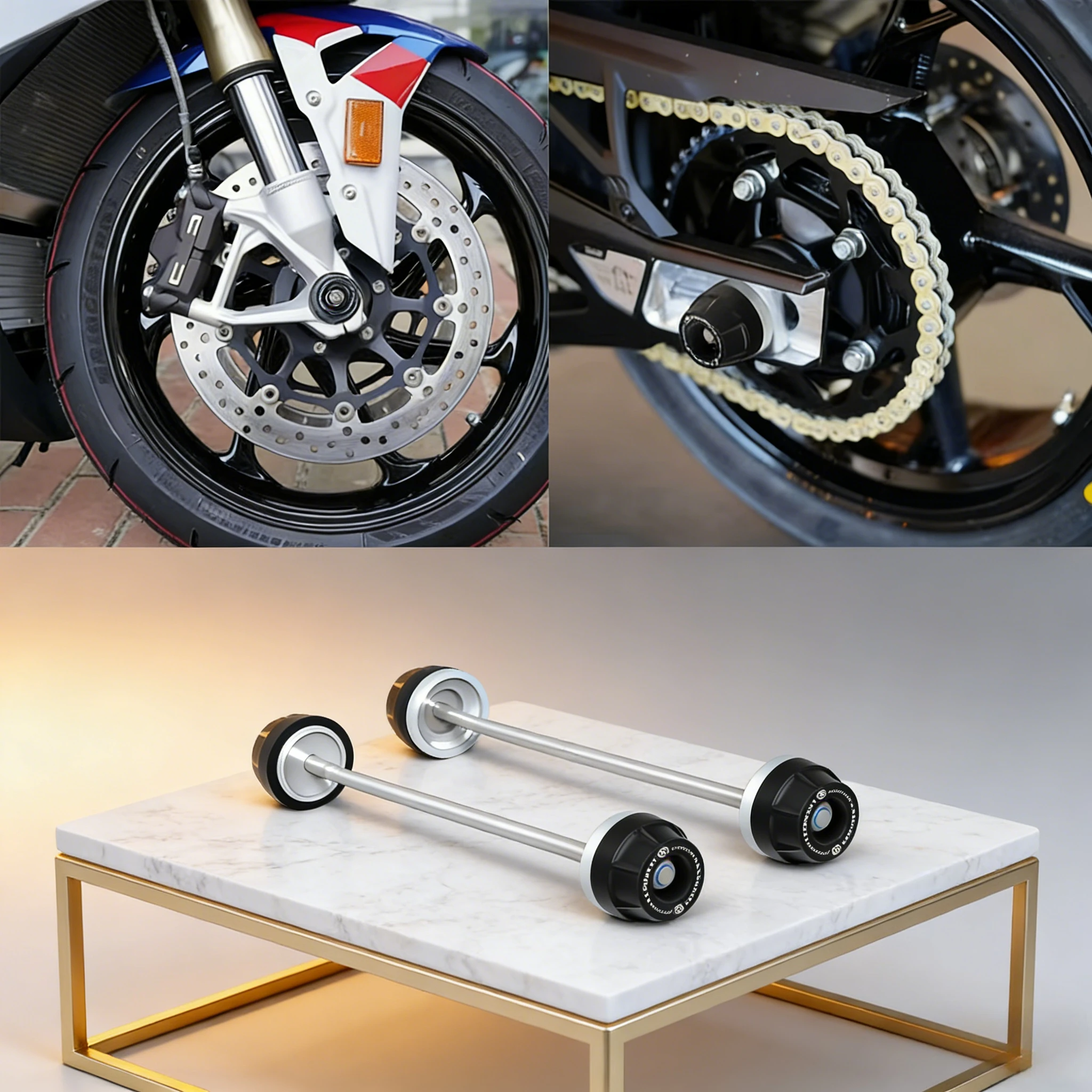 Wheel Spindle Protection Cover Set  for KTM 790 890 Duke R/GP 2018-2025