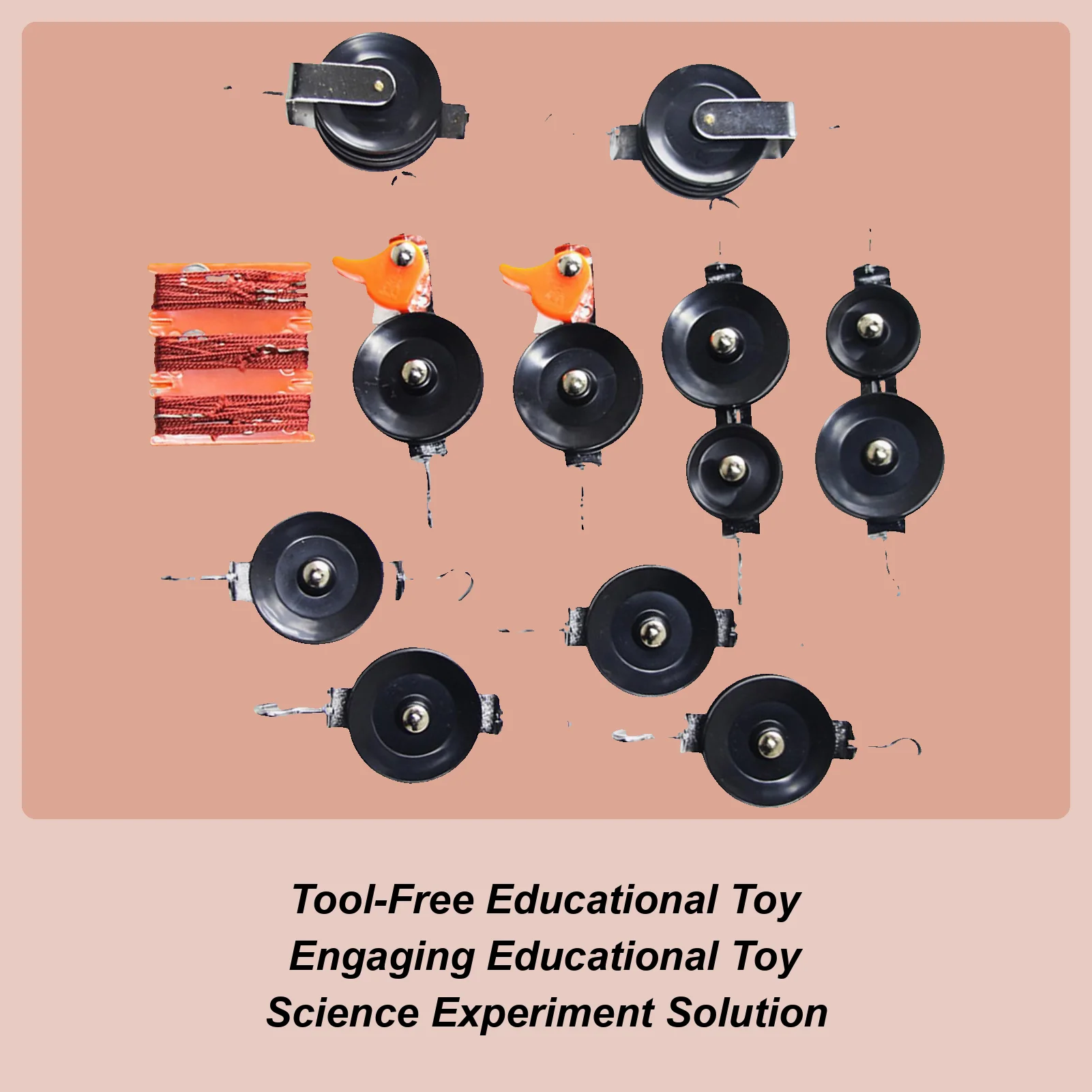 

Шкивные блоки, металлические инструменты для обучения физике, система шкивов для лабораторных экспериментов для самостоятельного обучения, групповая концепция исследования, практика
