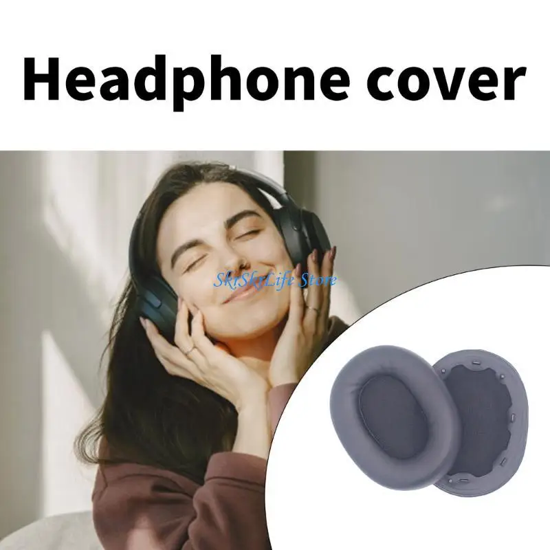 

E65E 1 Pair Replacement Ear Pad for H7 H9 WH-G900N Headphone Soft Leather Ear Cushions Memory Foam Headset Earpads Ear Cups