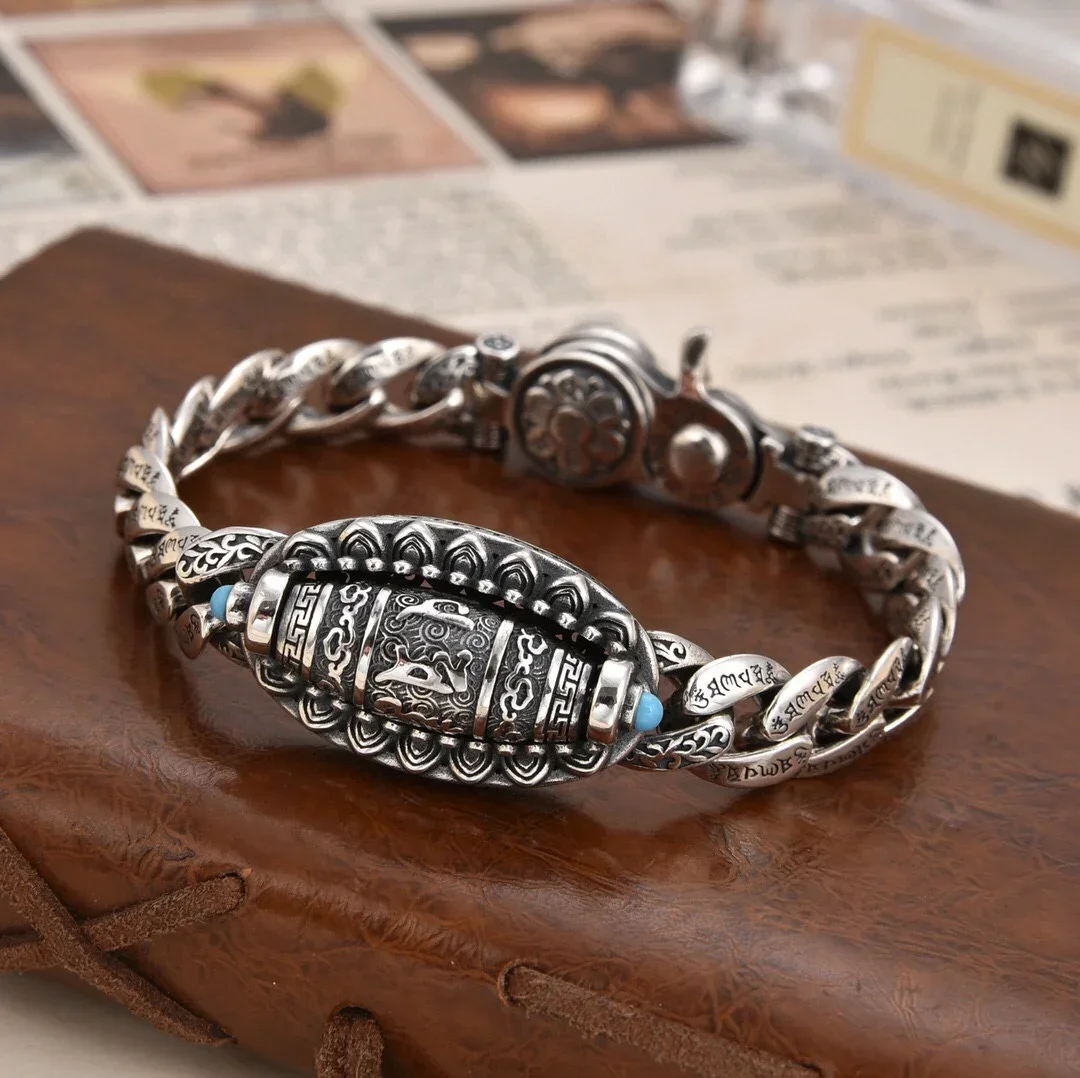 bracelete-mantra-de-seis-palavras-para-homens-torcendo-contas-dominador-design-criativo-joias-da-moda-novo