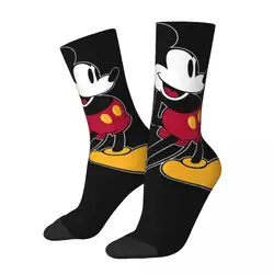 Mickey Mouse Cartoon Merchandise Socks Flexible Kawaii Skateboard Long Socks Soft for Women's Little Small Gifts