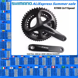 Shimano 105 R7100 Crankset 2x12 Speed R7000 2x11s 165/170/172.5/175mm 52-36T/53-39T/50-34T Road Bike Bicycle Crank Update 5800