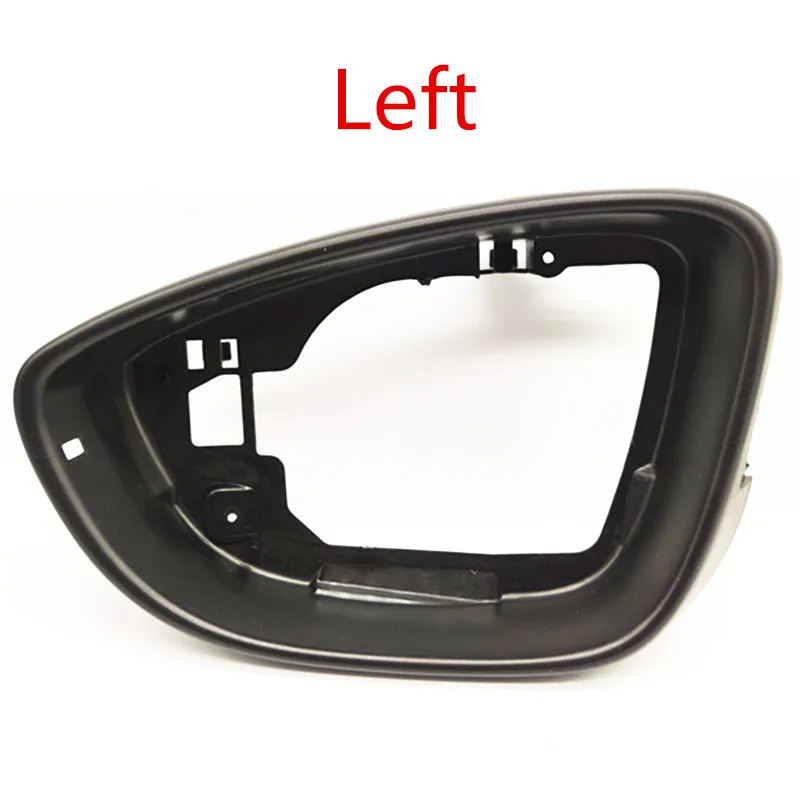 Car Glossy Side Mirror Housing Frame Rear View Mirror Holder Trim For VW Jetta 6 MK6 Passat B7 CC Beetle Scirocco Accessories