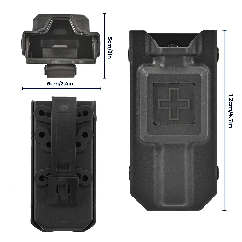Outdoor EMT Tourniquet Nylon Storage Box Simple Medical Equipment Supplies Accessory Molle Survival Kit Gear Tool Bag