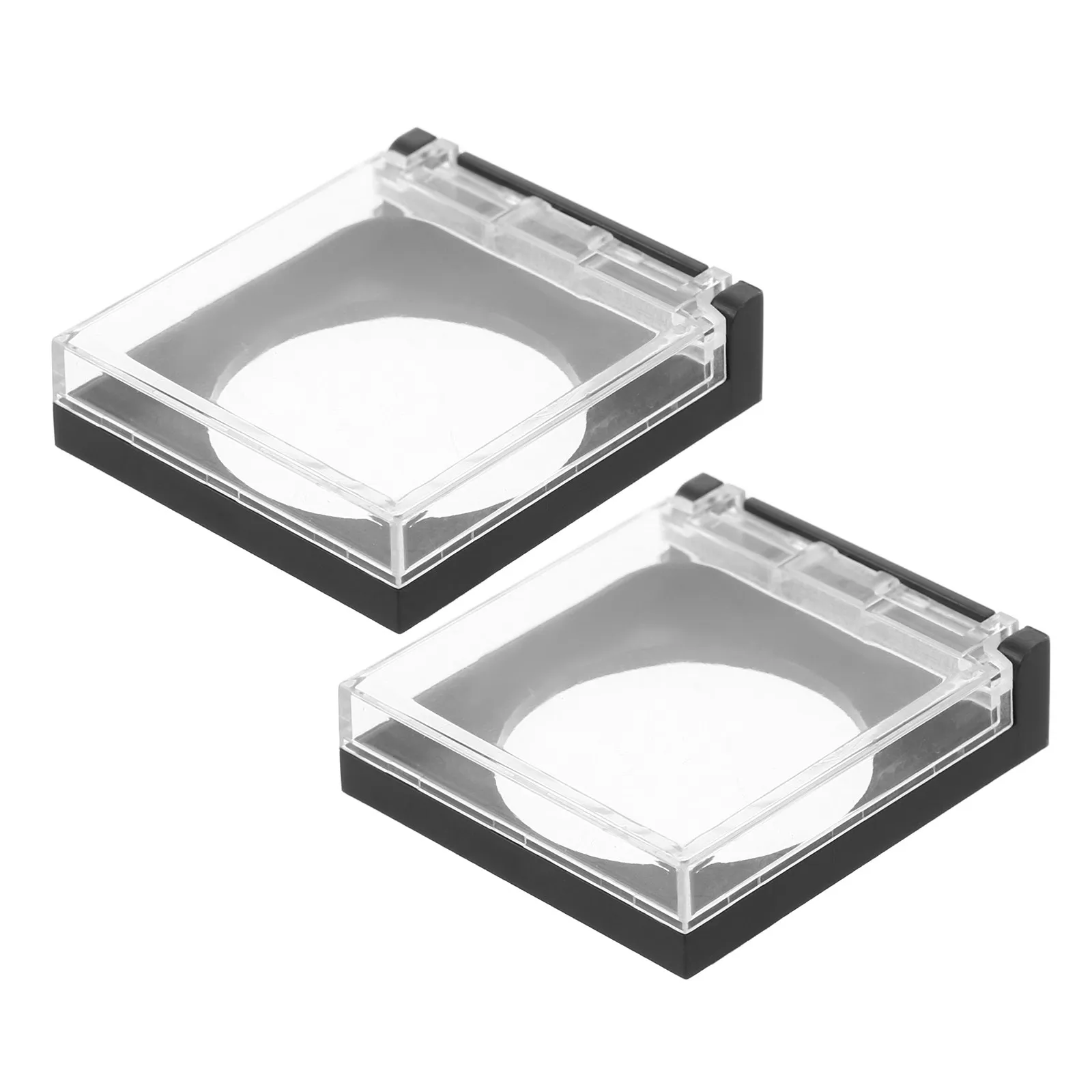 2Pcs Computer Power Button Cover Dustproof Clear Flip Lid Anti Misoperation Protector Universal for Desktop Pc Cases Kiosks