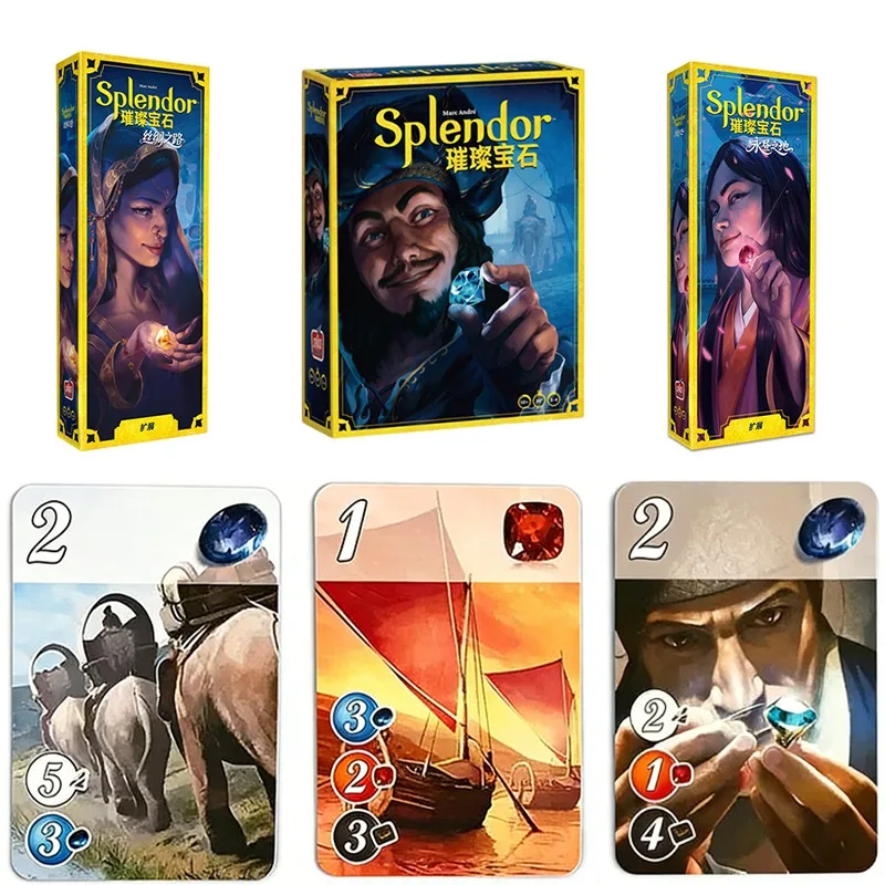 

Оригинальная стратегическая настольная игра Asmodee Splendor, карточные игры для вечеринок, семейного досуга, интерактивные игровые игрушки, детские праздничные подарки