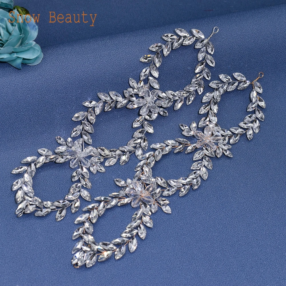 DZ002 Vintage Bridal Headpiece Crystal Brides Hair Accessories Rhinestone Wedding Headdress Rhinestone Party Jewelry Headpieces