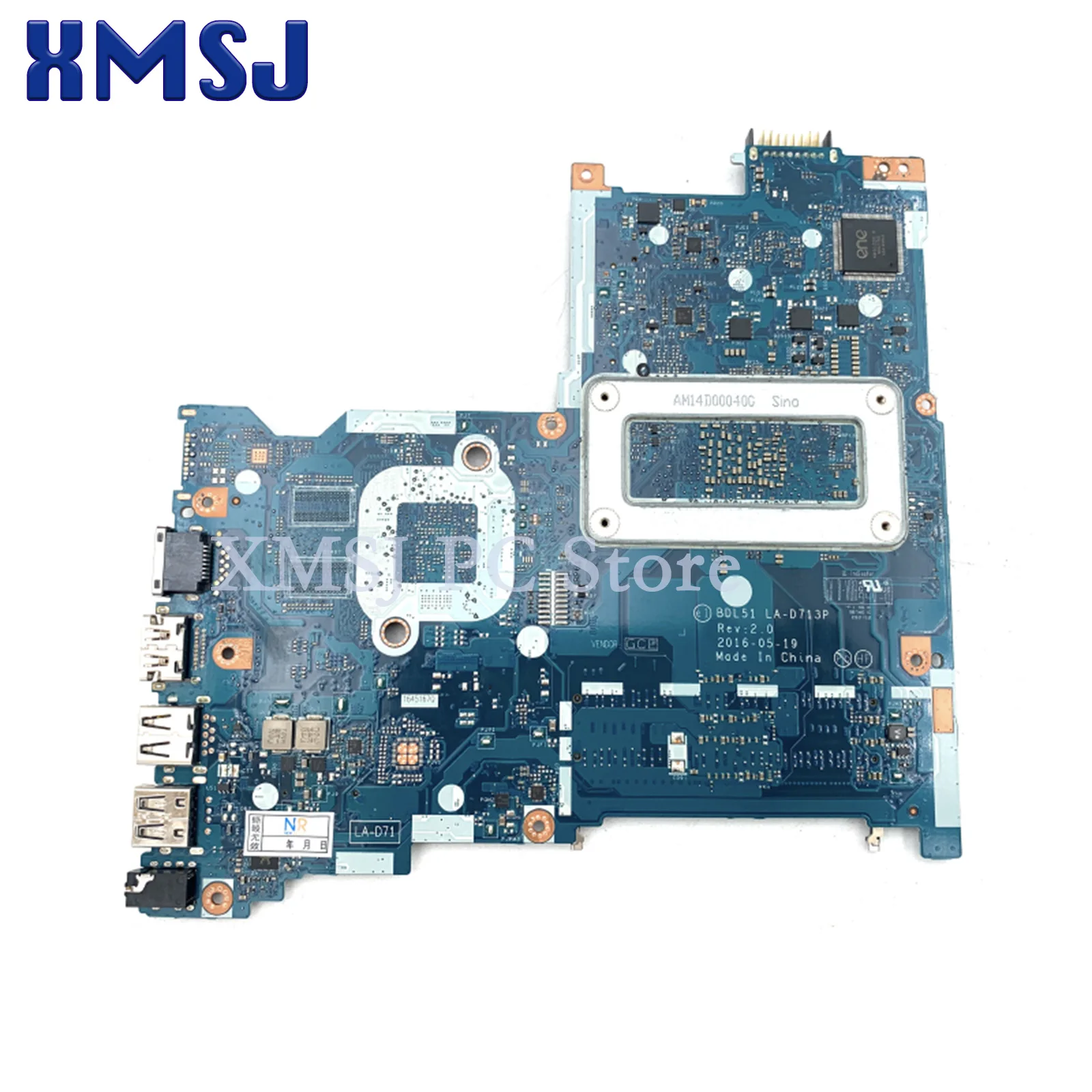 XMSJ 903914 -001 902570 -601 902570 -001 LA-D713P Moederbord Voor HP 15-BA 15Z-BA Laptop Moederbord Met A12-9700P CPU