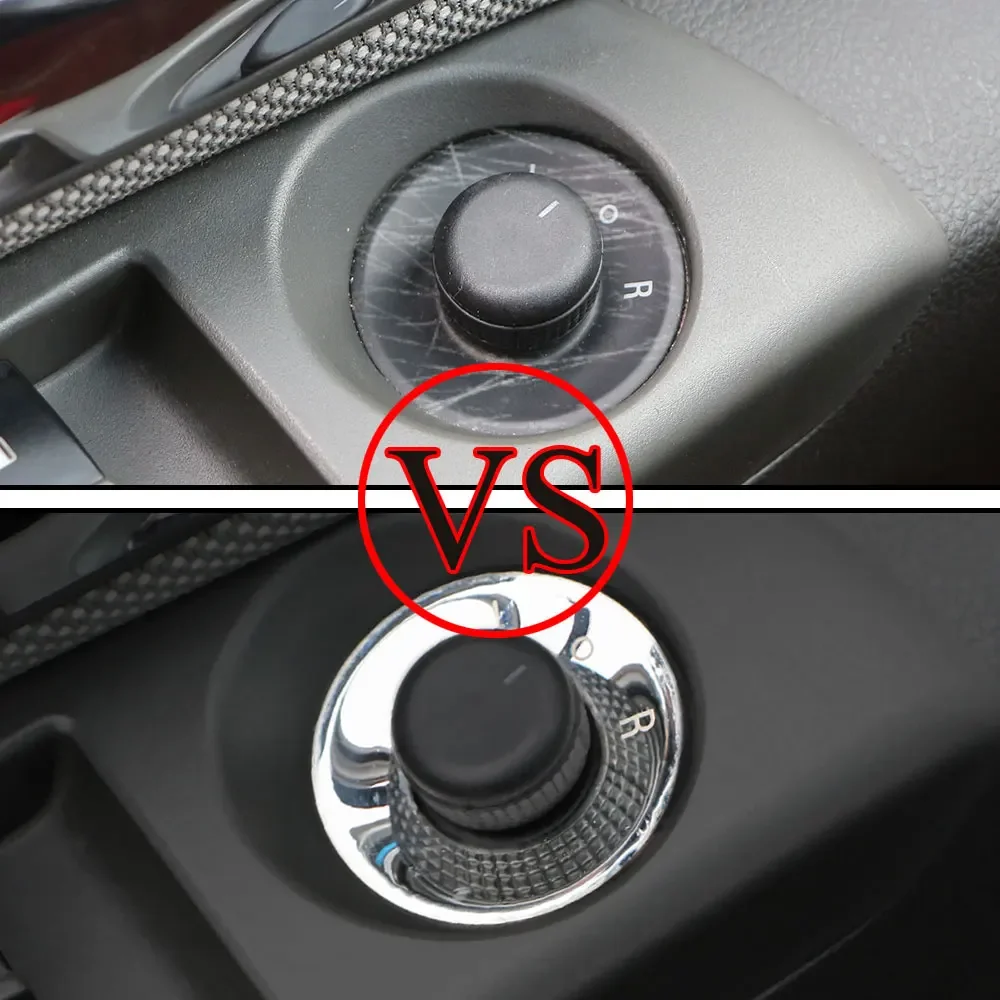 Rearview Mirror Adjustment Knob Sticker Ring for Chevrolet Trax Cruze Malibu Aveo 2009 - 2016 Car Rear View Side Accessories