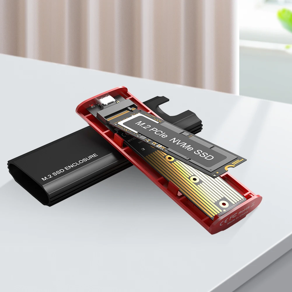 حاوية M.2 NVME NGFF SATA SSD SSD حافظة SSD إلى USB 3.1 لـ SATA SSDs 2230/2242/2260/2280 #1