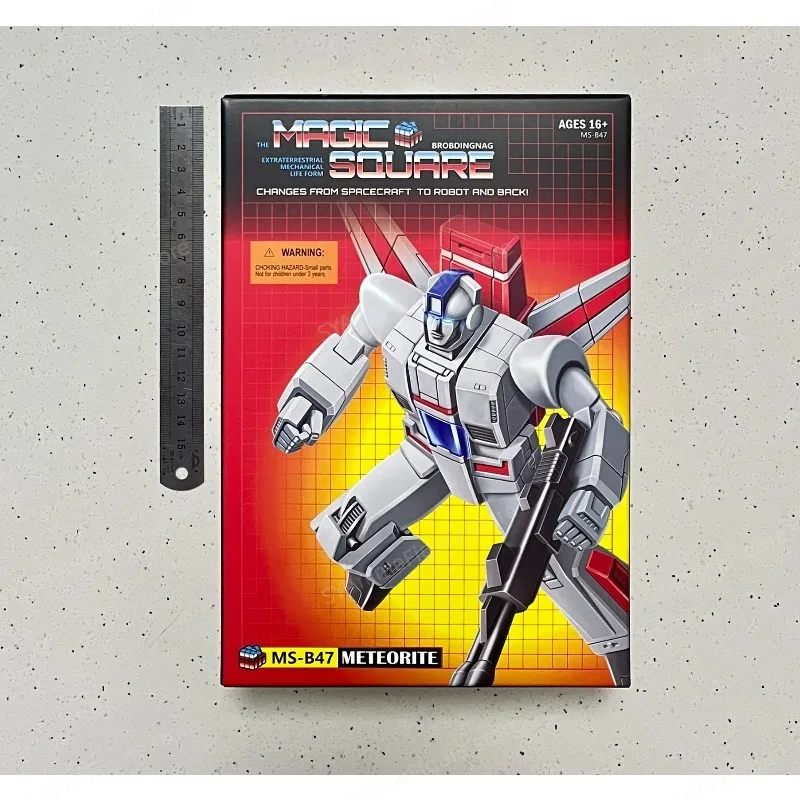 In Stock Rubik's Cube Small Scale Deformed Guochuang Mecha MS-B47 Skyfire Meteorite Meteorite Ornament Model Toy Collection Gift