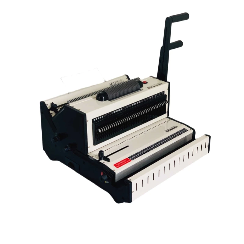Coil and Wire 3:1  2-In-1 Punching and Binding Machine 340mm Binding Machine With Spiral