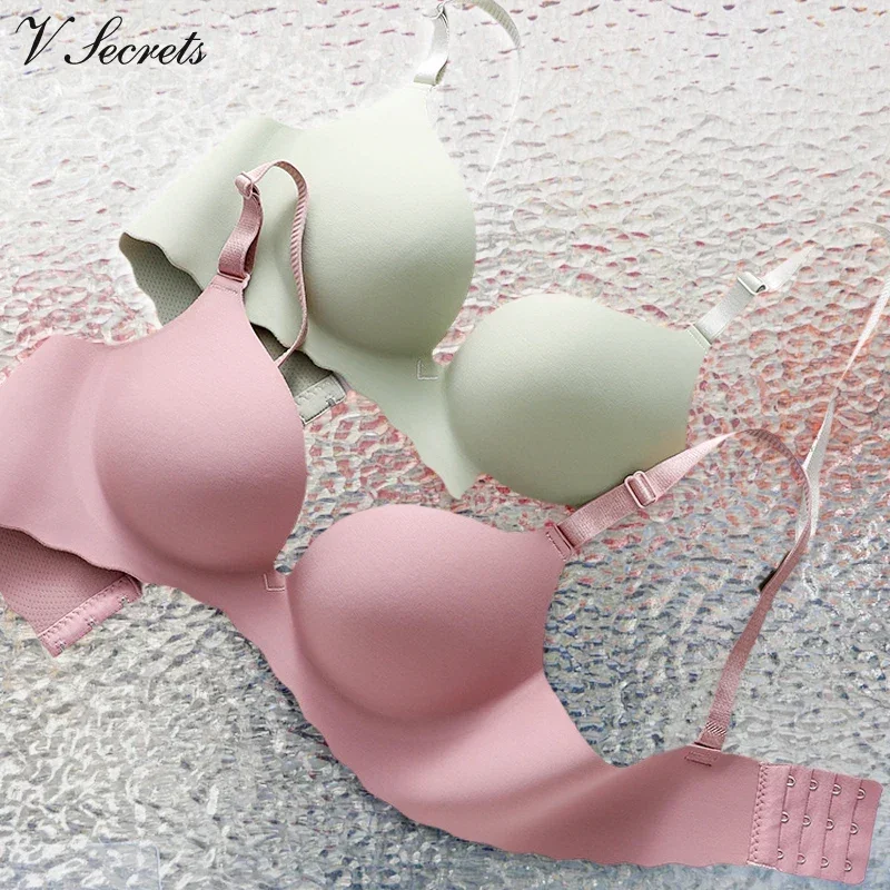 One-Piece Bra Corset Wireless Sexy Underwear Candy Color Gather Push Up Lingerie Seamless Breathable Bralette Soutien Gorge