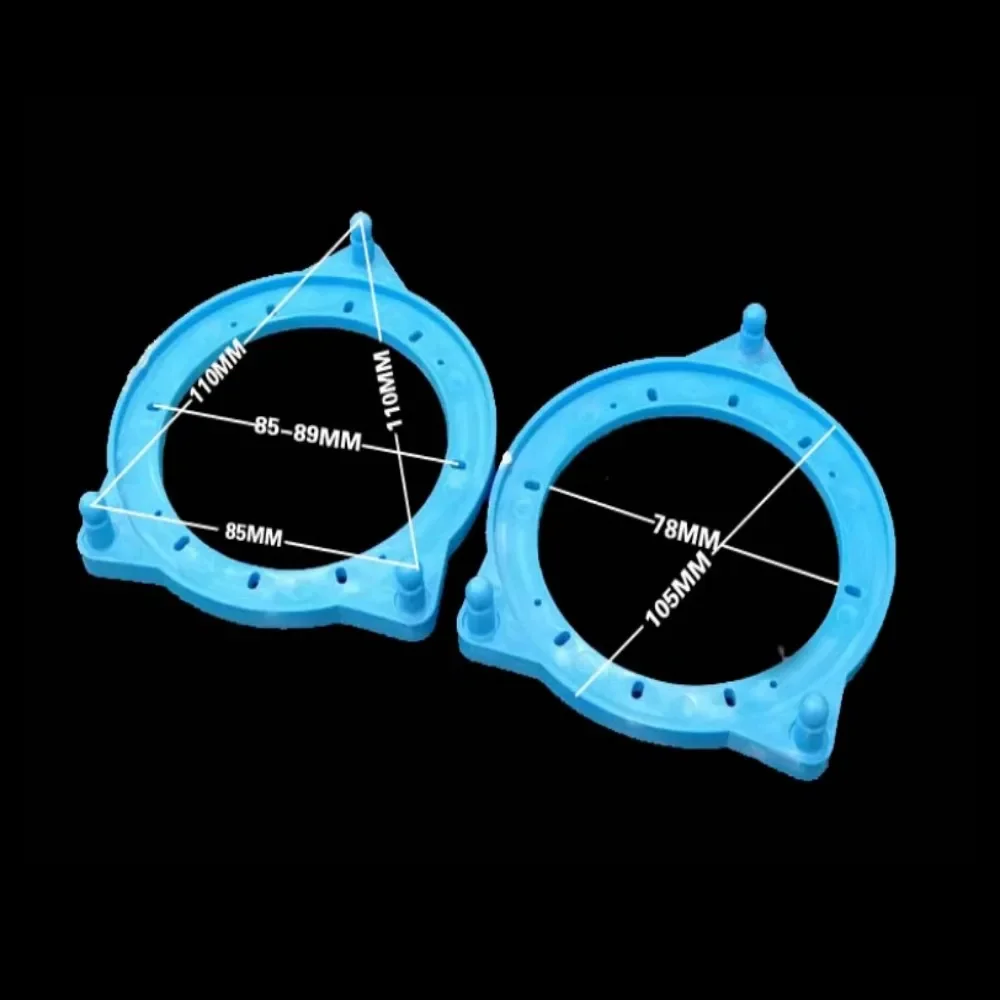 2pcs Car 3.5 4 Inch Midrange Speaker Mounts Spacer Bracket Adapter Holder for Mercedes Benz Pad for Mercedes-Benz C/E/S GLA GLC