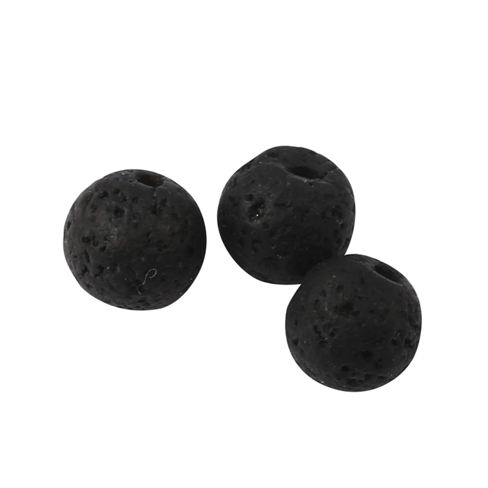 

300pcs Stone Beads Jewelry Making Bracelets Earrings Necklace Decor Headband Spacer Beading Set Lava
