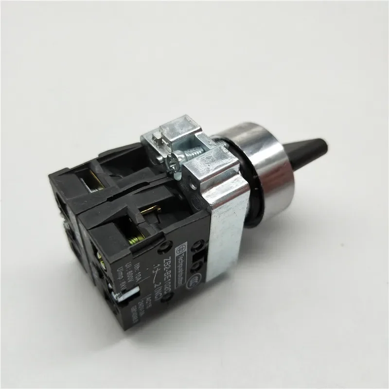 22mm XB2-BD21 BD23 BD25 BD33 BD45 BD53 1NO/2NO/1NO1NC 2/3 Position Self Locking / Self Resetting Selector Knob Switch