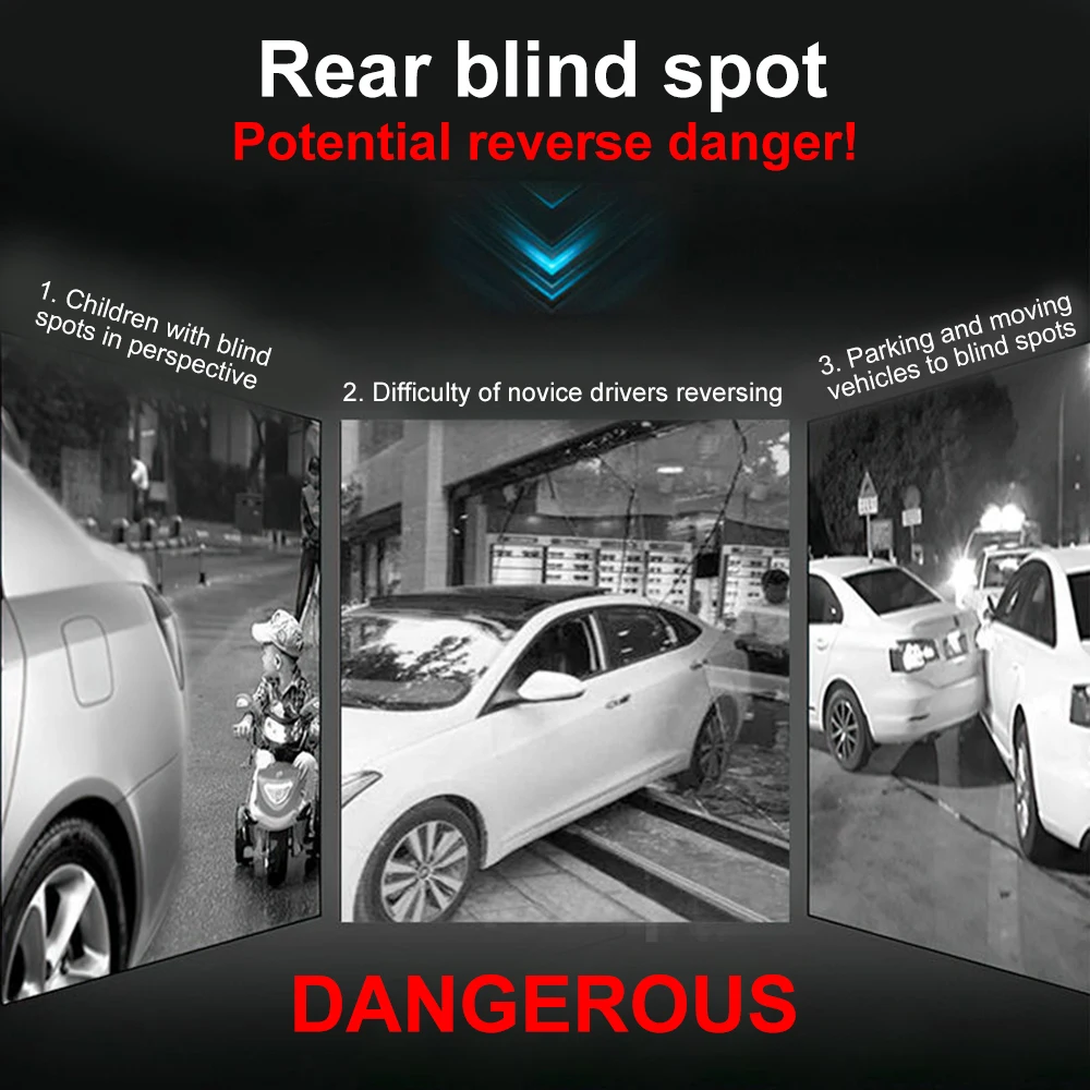 Car Rear Reverse Camera Rearview 170 degree Car Infrared Auto Night Vision Vehicle Reverse Camera Universal