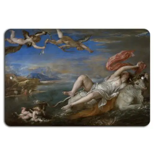 Europa and the Bull: A Timeless Mythical Escape-Aluminum-tin sign