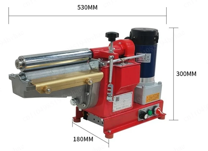 4.5cm Speed Adjustable Yellow Glue Gluing Machine Automatic Cycle Gluing Machine Shoe Upper Belt Glue Brushing Machine