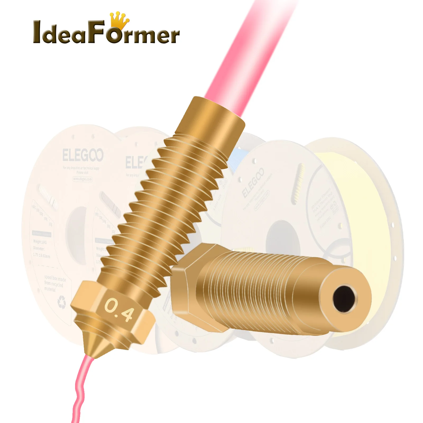 5 Pcs Brass 3D Prin…