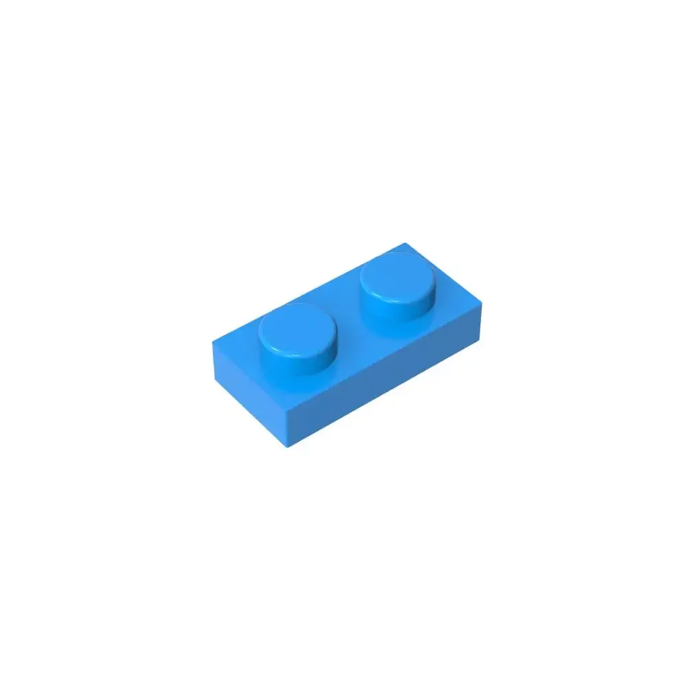 Gobricks 1 Pcs MOC Plate 1 x 2 Bricks Compatible With 3023 28653 6225 Model Building Blocks Parts Children Assembles Puzzle Toys