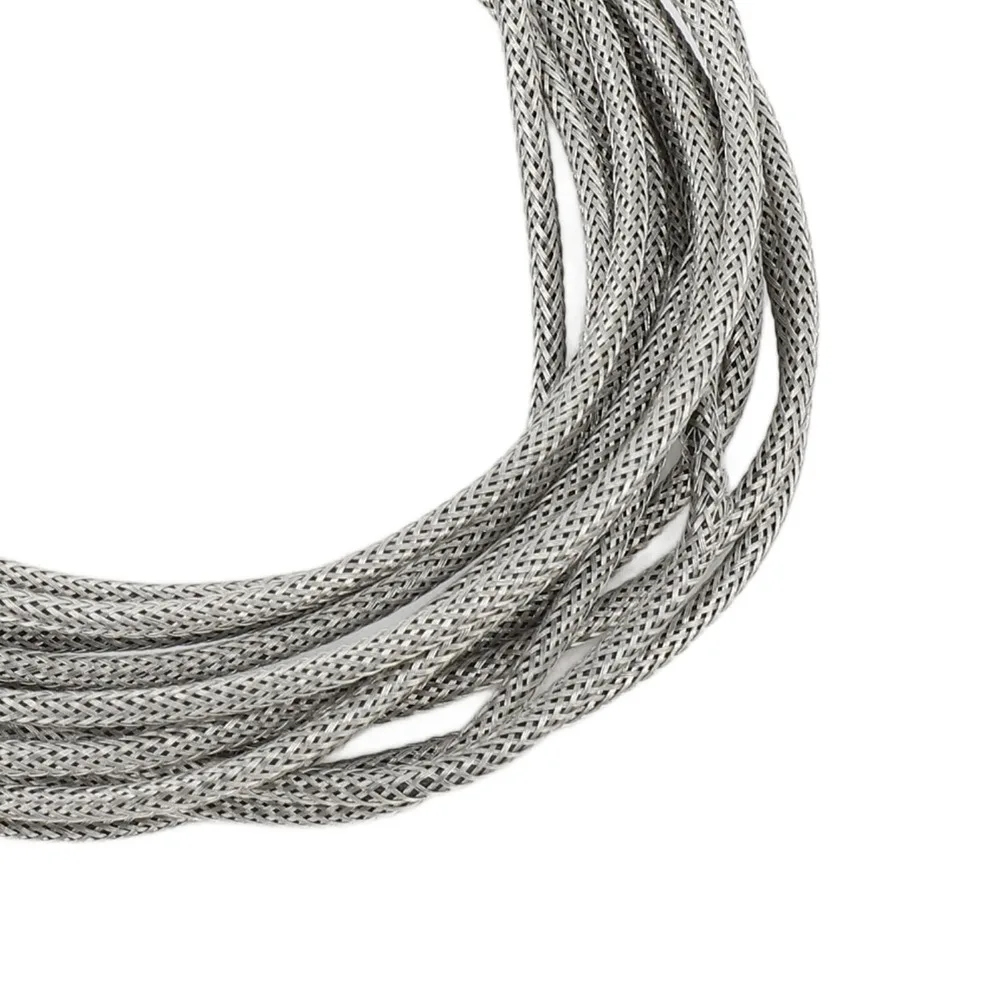 3 Meters Length ​Guitar Shield Wire​ ​22 AWG​ ​Braided Shield​ ​Single Conductor Guitar Wire​ ​Single-Conductor